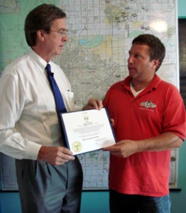Todd-Rickert-Mayor-Bartlett-Sept2013-Award