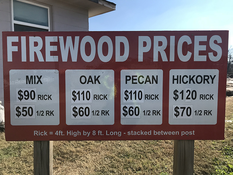 Firewood Rickert Landscaping Tree Service